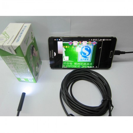 6 LED 7mm Lens Android Endoscope Waterproof Inspection Borescope Tube Camera 3.5M Length