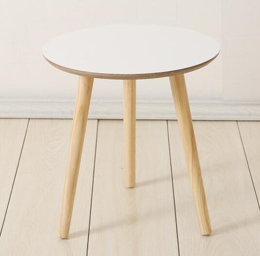 3 Leg Coffee Table Modern Wooden Round Coffee Table Small Corner Decorative Table