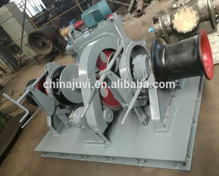 ship carrier anchor chain windlass wire rope mooring winch