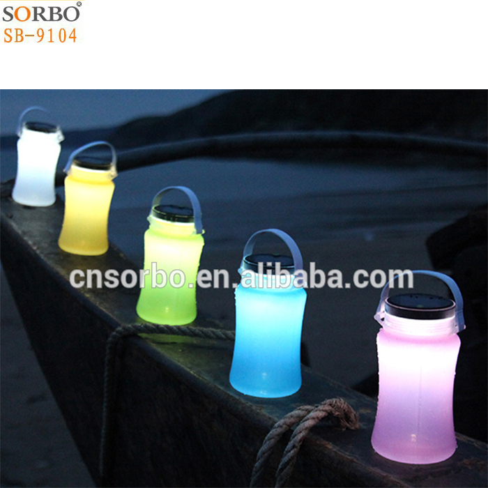 Solar Bottle Lantern for Camping and Outdoor