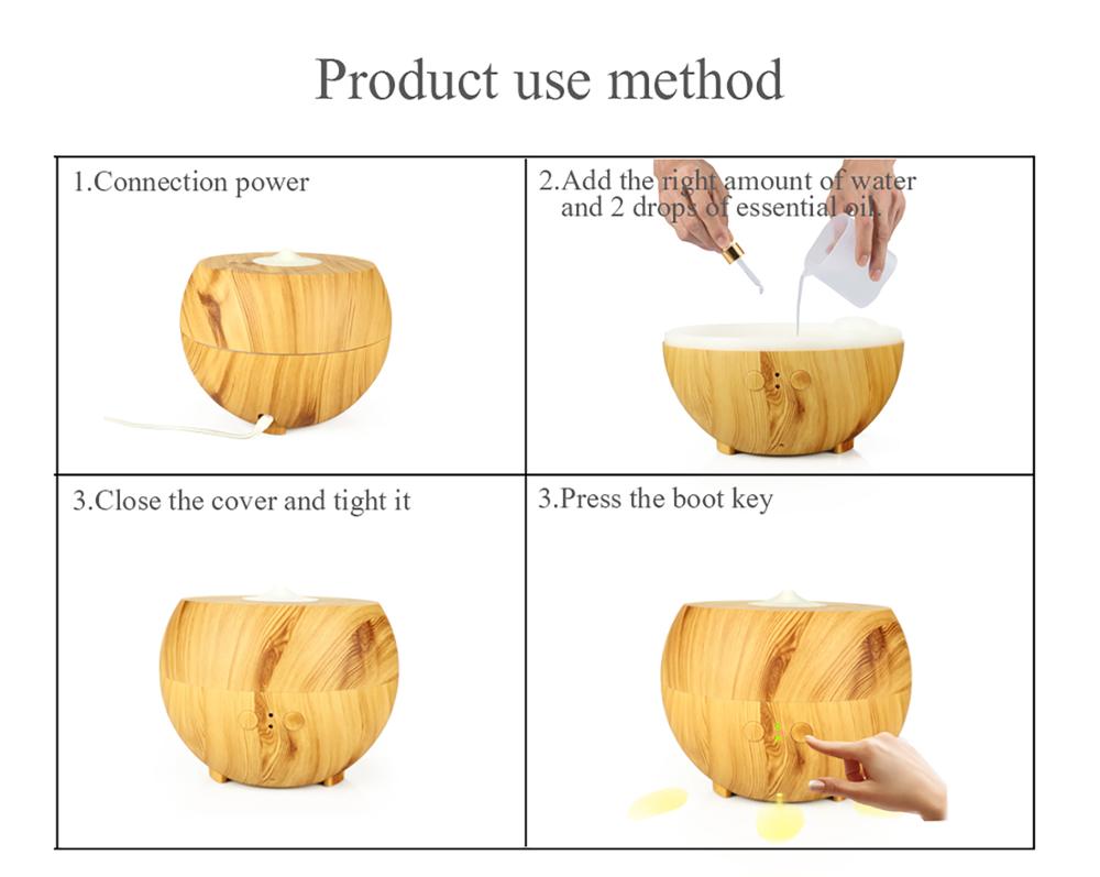 New Arrival Hot Product Aroma Humidifier Diffuser, Car Humidifier with Aroma Diffuser, Humidifier Essential Oil Aroma Diffuser