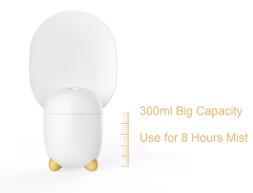 2019 Innovative Tabletop Decorative Humidifier USB Mini Humidifier for Warm White Moon Light