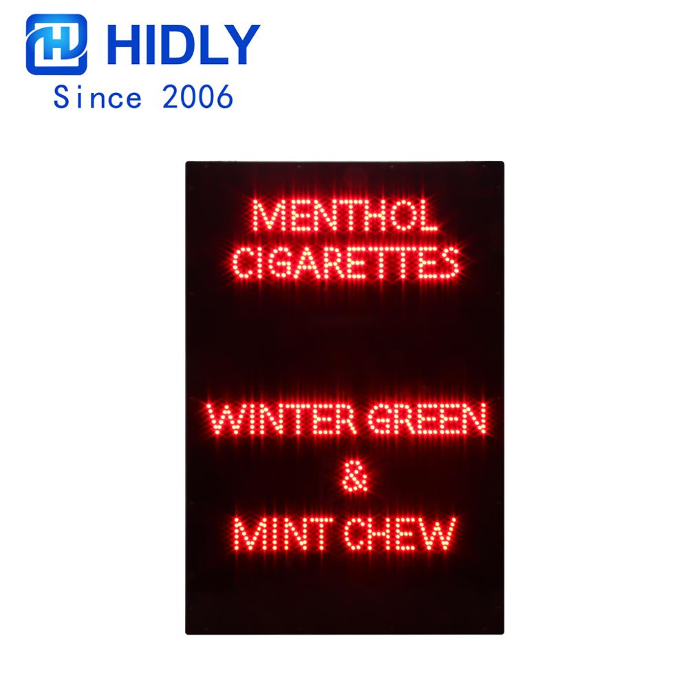 New Design  LED Menthol Cigarette Sign Big 24*35 Inch Business  Advertising  Displays | Lighted Signs for  Cigarette Shop