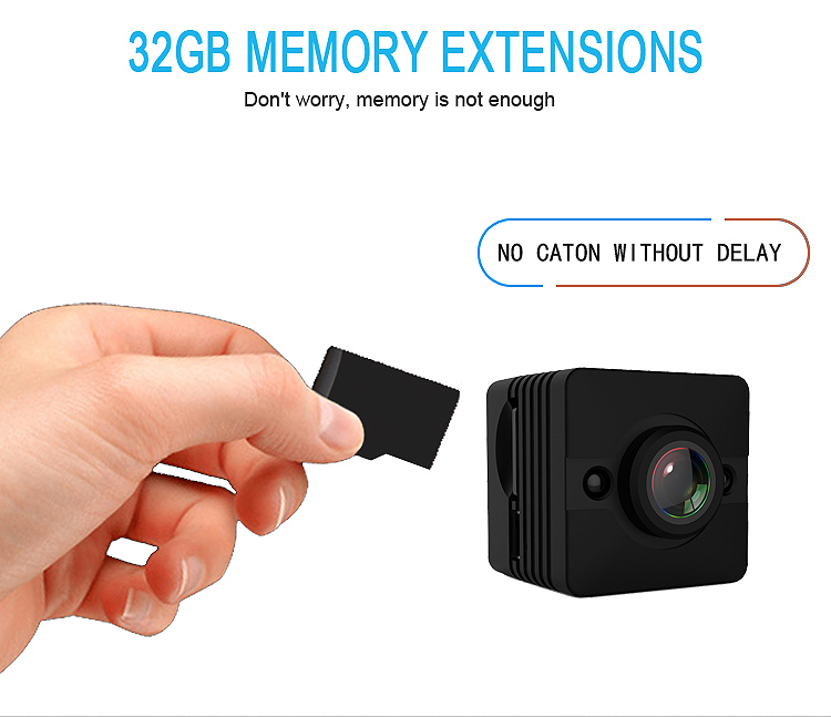 New arrival Spy Mini Micro Hidden Camera HD Motion Detection DV DVR Very Ultra Small SQ12 mini camera