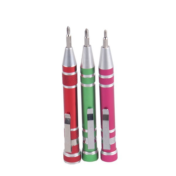 pen shape mini screwdriver 8 in1 screwdriver set