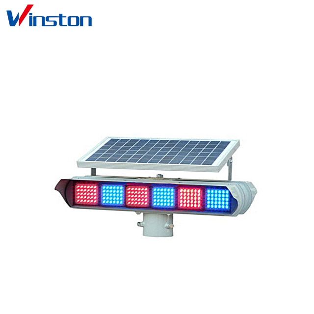 WS-B01 Double-Sided 6 Groups/Four Sides 6 Groups Solar LED Traffic Warning Light