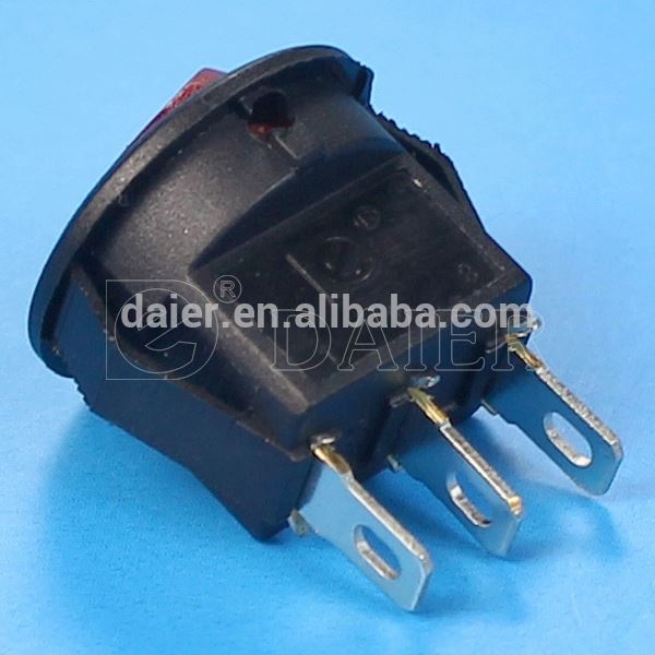 small mini round rocker switch
