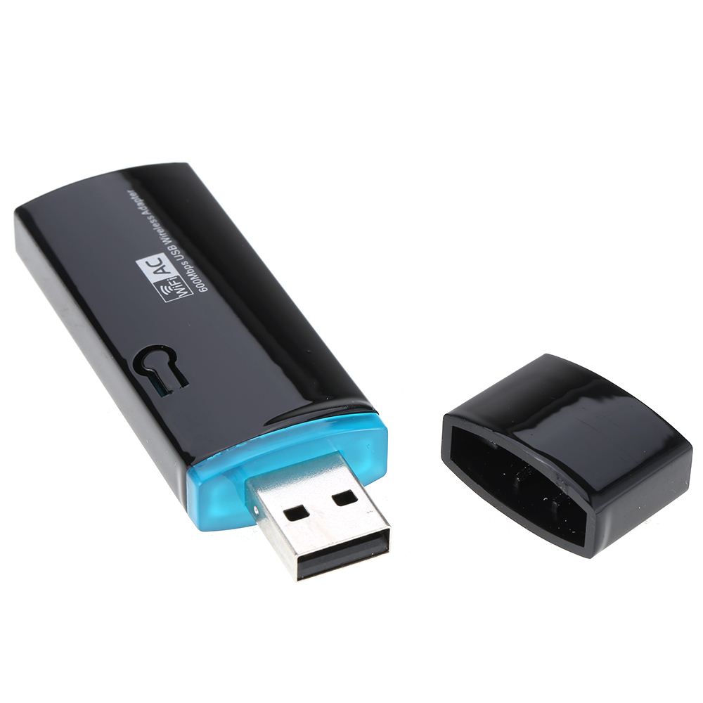 600Mbps 11AC USB 2.0 2.4G/5.8G Dual Band Wireless WiFi Adapter Receiver Wireless-N Network Card 802.11ac/a/b/g/n