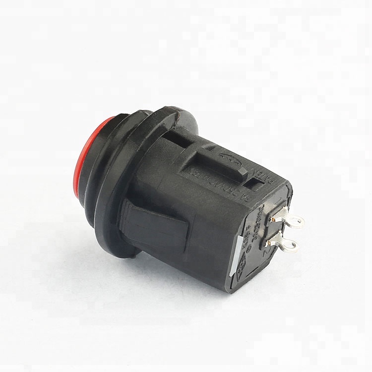 Factory Direct Sale 2A Waterproof Plastic push button switches with lamp