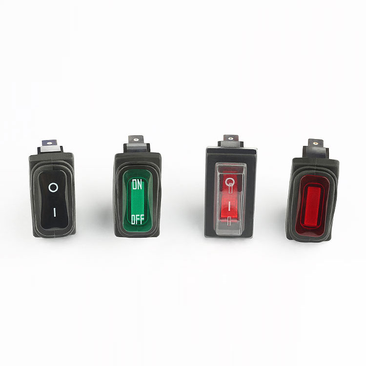 free samples provide multi color illuminated waterproof rocker switch with light