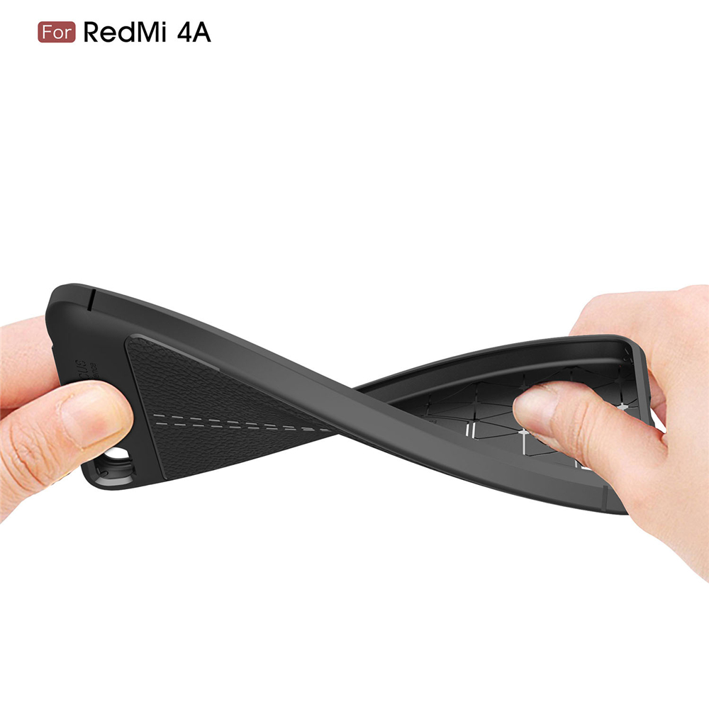 2017 New Design Carbon Fiber Lichee Pattern For Xiaomi Redmi 4A Soft TPU Case For Xiaomi Redmi 4A