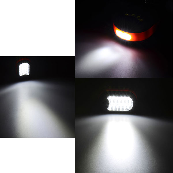 led work light plastic flat flashlight with magnet base