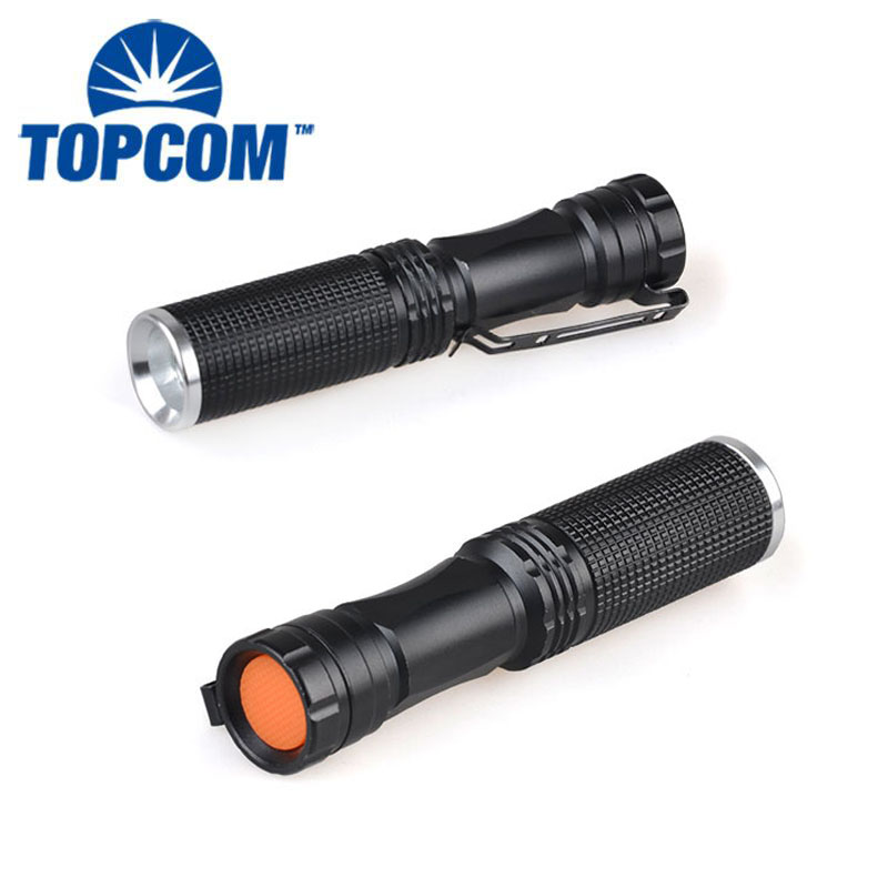 Waterproof LED Torch 300 Lumen Strong Light LED Flashlight With Clip