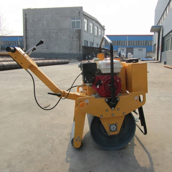 Chinese construction mini road roller walking behind with cheap price for sale