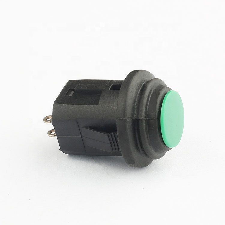 KA6 factory price free sample 14mm self-locking waterproof on/off switch