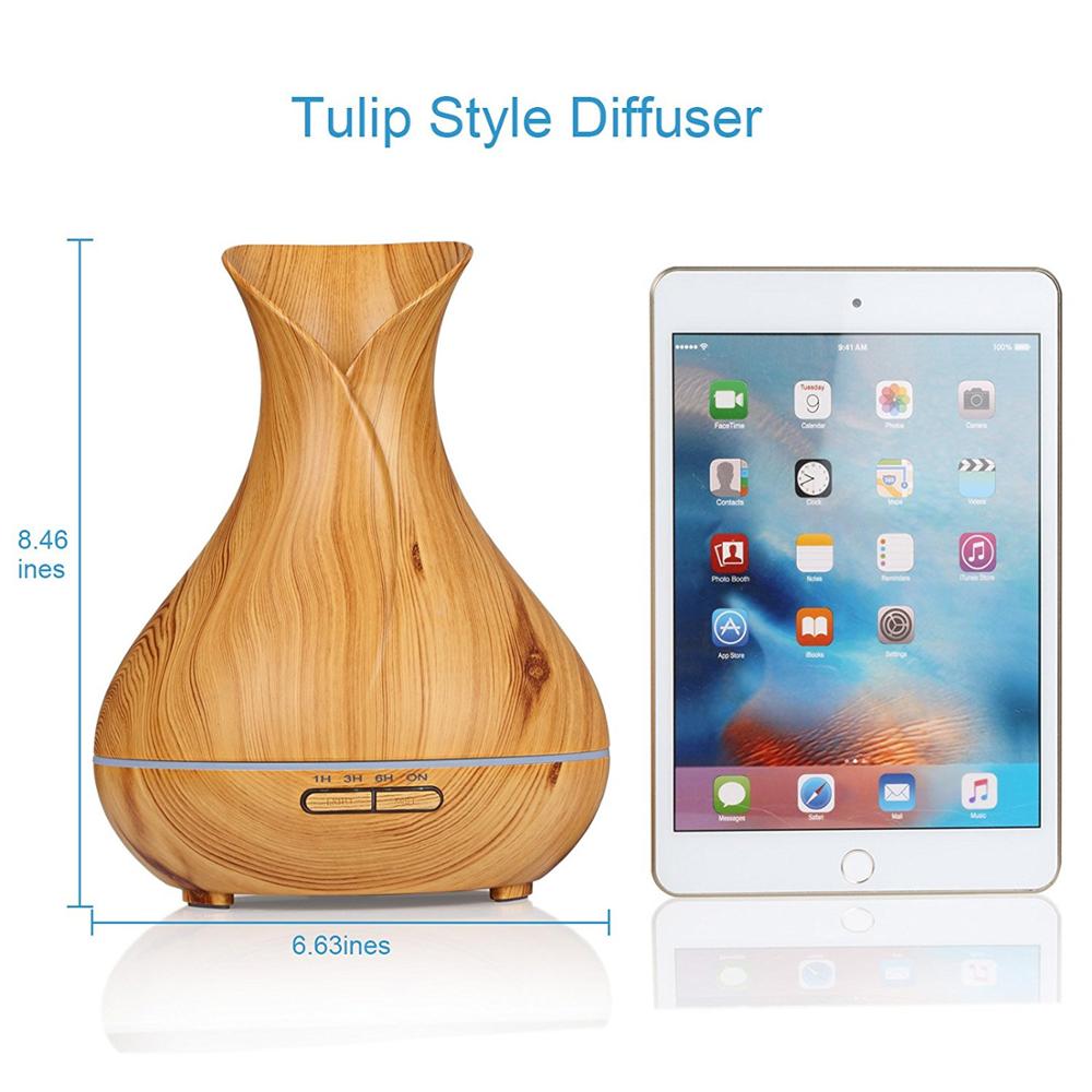 China Cheap Essential Oil Aroma Diffuser Wood, Car Humidifier Essential Oil Diffuser, Wood Grain Essential Oil Diffuser