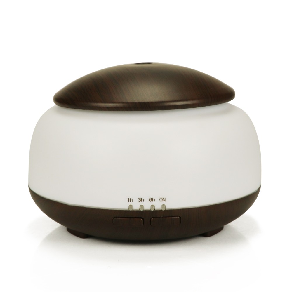 China Factory Direct Sale Aroma Therapy Diffuser, 300ml Wood Grain Led Humidifier Diffuser  Essential Oil Diffuser