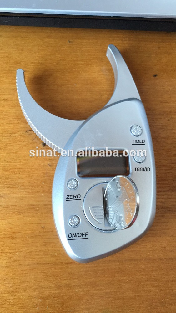 Digital Display Body Fat Caliper Skin Fold Analyzer