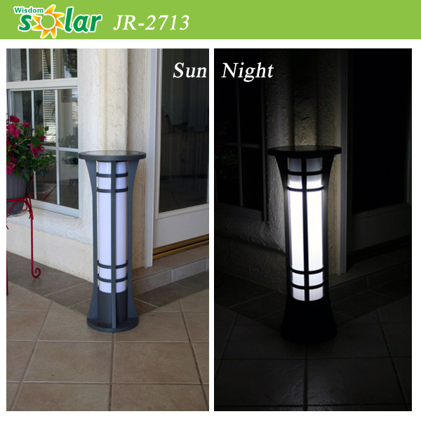 nice CE solar led bollard light for solar light outdoor led bollard lightingJR-2713