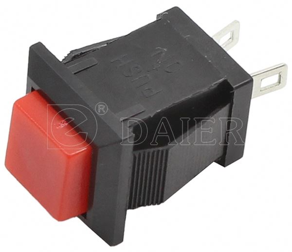 2 Pin Yellow Stay Put Pushbutton Switch