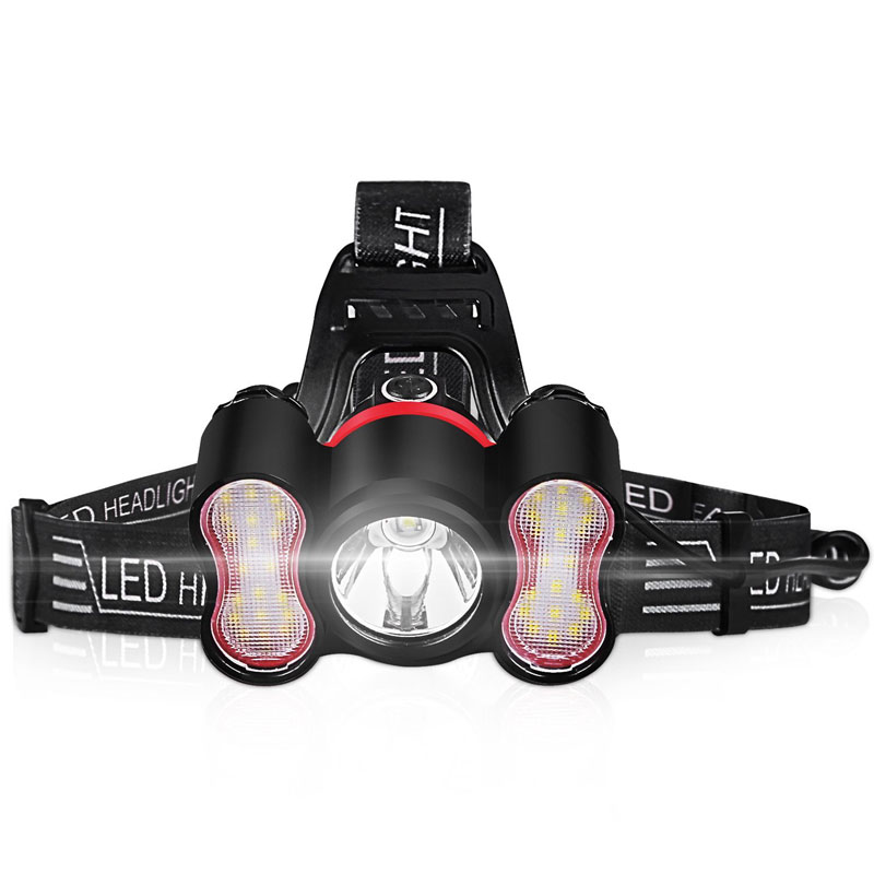 Waterproof High Power T6 Led 40pcs SMD 2835 LED Light Headlamp Led USB Rechargeable Headlamp