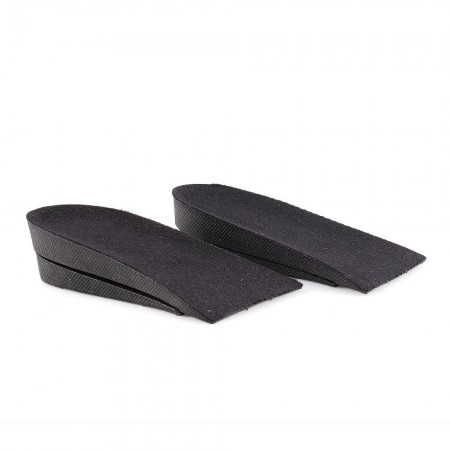 4 Height Increase Insoles Heel Lift Pad Insert Shoe 3cm 2 Layer Black
