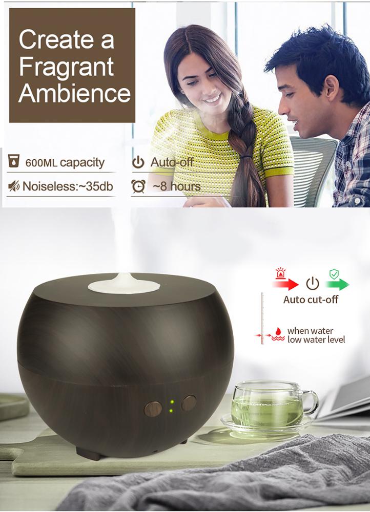 Amazon Hot Sale Essential Oil Aroma Diffuser, Car Humidifier Essential Oil Diffuser, Air Humidifier Essential Oil Diffuser