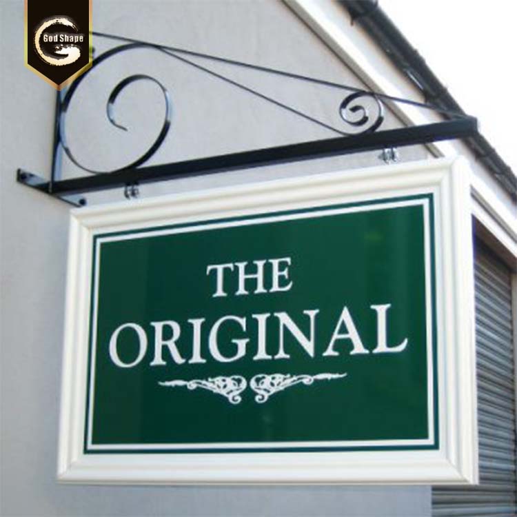Attractive Suspended  Sign Poster Aluminum Metal Frame  Sign Panel For Advertising Display