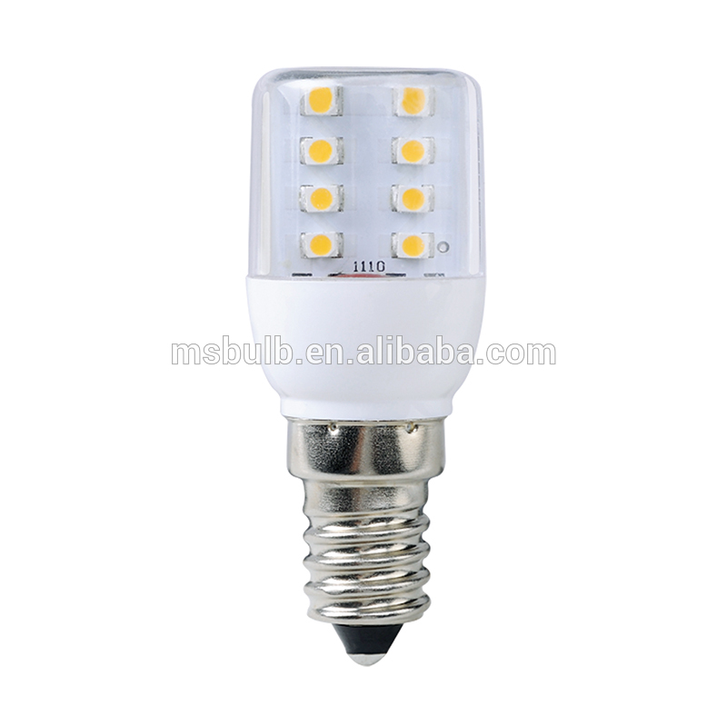 CE ROHS TUV certificate T25 fridge led lamp 0.8w 1w 90-100lm e14/e17 led bulb for refrigerator