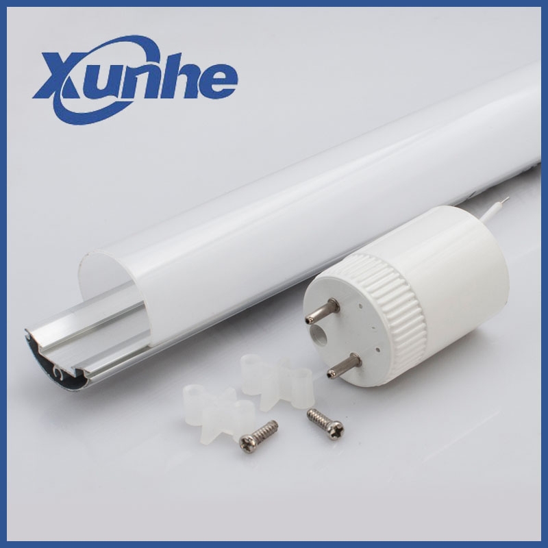 LED All-PC t8 led tube light 1/3 Aluminum+pc