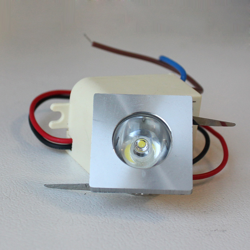 Super Bright LED Lights 1 watt mini Suqre Down lights CE RoHS approved