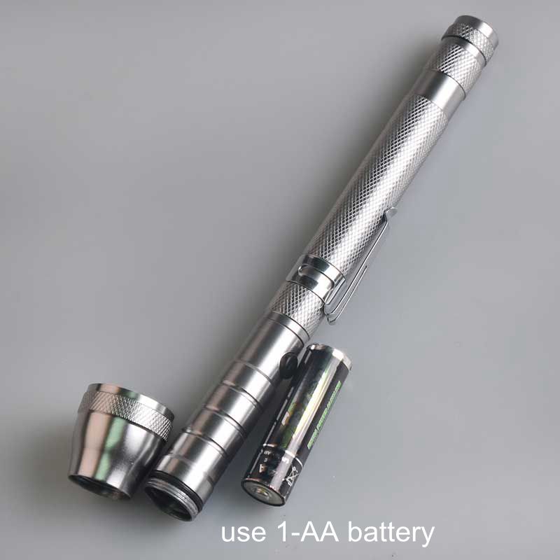 High Power LED Torch Light Telescopic Extended Magnetic Flashlight with Magnet