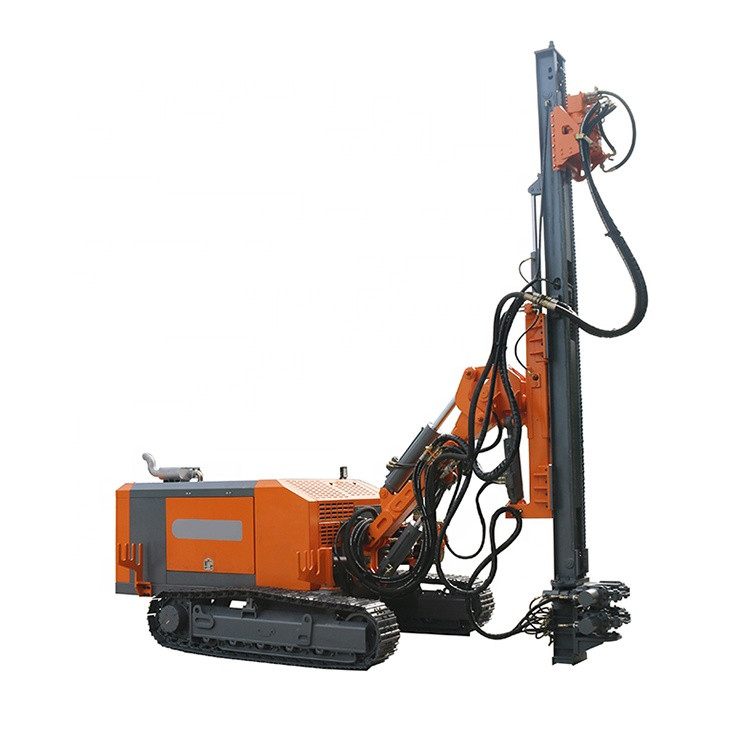 Mobile pneumatic top drive rock bolt drilling rig