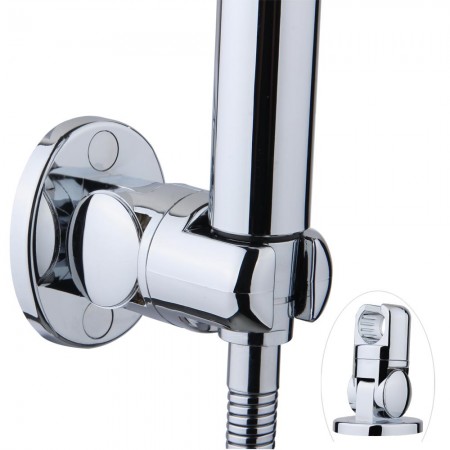 Round Hand Shower with Holder Rotate 360