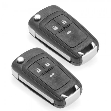 2 Folding Remote Key Case Shell Entry Fob Blade