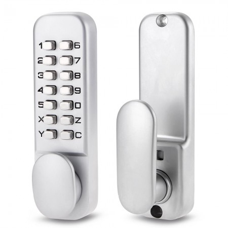 Keyless Mechanical Digital Deadbolt Password Door Lock Zinc Alloy Home