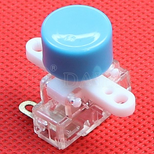 Transparent Latching Type Push Button Switch With Plastic Cover