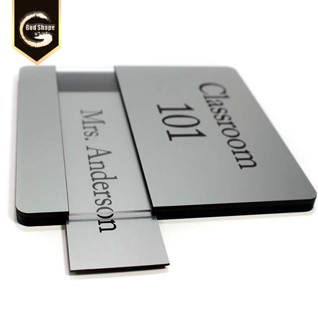 Custom wall mounted door plate office sign hotel sign name plate