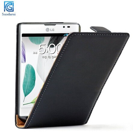 In Stock Flip Slim Luxury Leather case for LG Optimus Vu 2 Cover Mix Colors