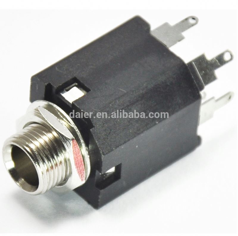6.35mm stereo jack, female 1/4'' jack~