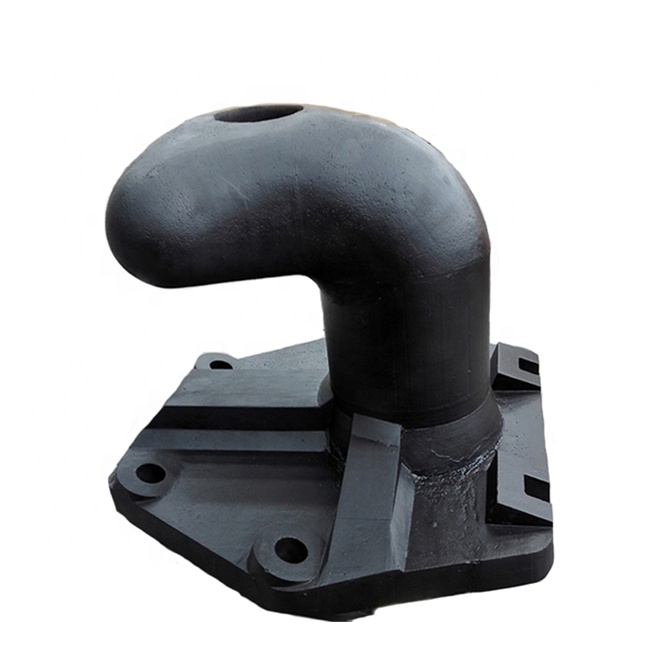 ship vessel marine moor A B curved bollard