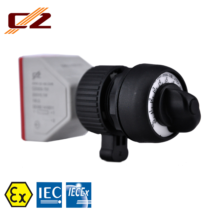 IECEX and ATEX Certified Industrial Explosion Proof Rail Mounting 5k Potentiometer Rheostat