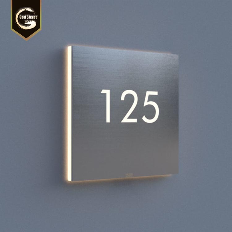 Custom house hotel plate sign apartment door plate