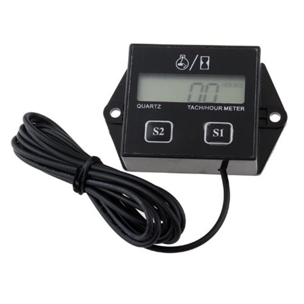 Universal Digital Engine Tach Tachometer toerenteller Hour Meter Inductive for Electric Motorcycle Motor