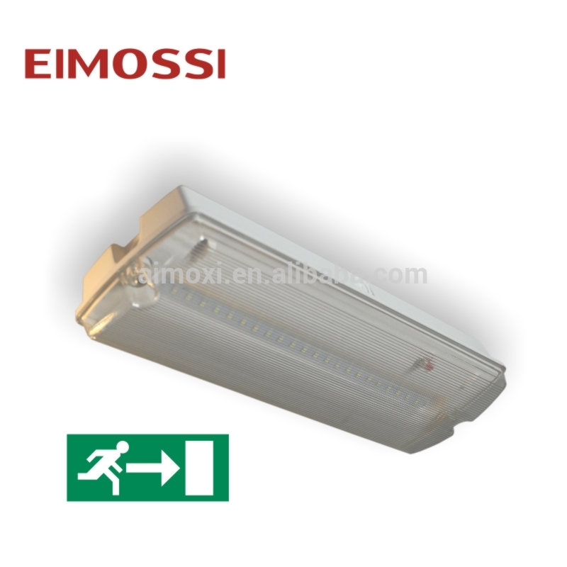 IP65 Industrial led emergency bulkhead light exit sign