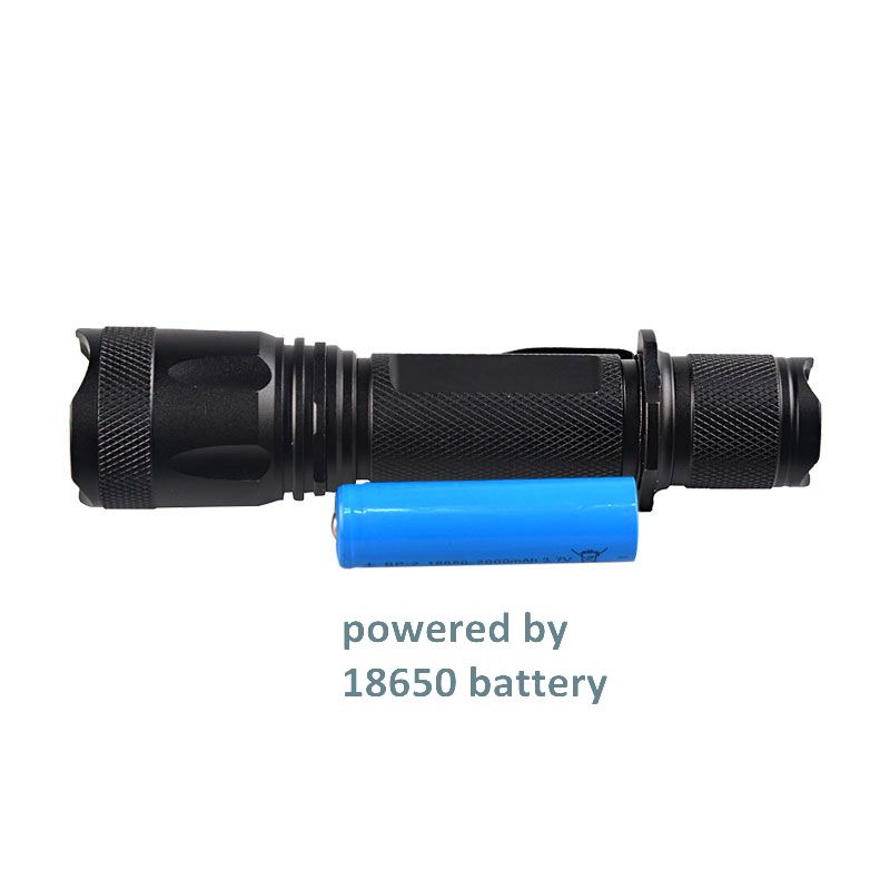 Smart Rechargeable T6 800lumens Aluminum Bright 10w Mini LED USB Flashlight With Clip