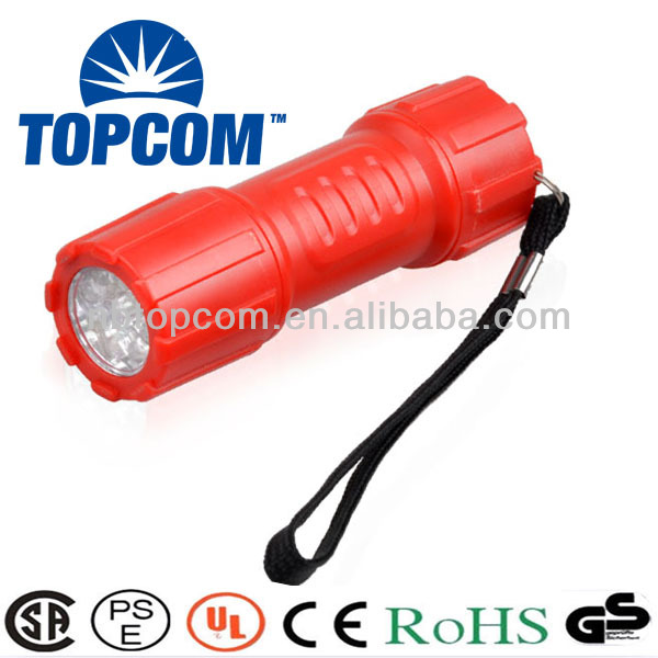 9 mini plastic led portable flashlight TP-739R