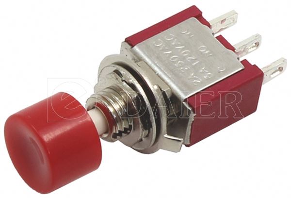 6mm Miniature Wiring Terminal Momentary Pushbutton Switch Control