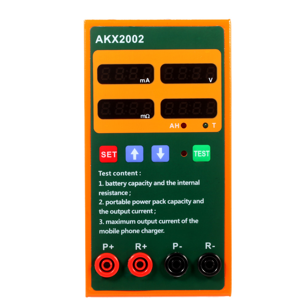 Multi-Battery Diagnostic-tool Rechargeable Battery Tester Voltage Current Resistance Capacity Mobile Phone Charger Power Tester