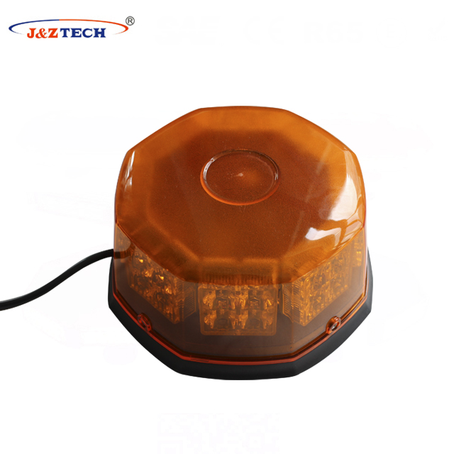 Amber leds 32w led beacon warning light emergency with magnetic plastic base